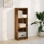 Estantería madera de ingeniería color envejecido 40x24x109 cm de , Librerías y estanterías - Ref: Foro24-857781, Precio: 36,3...
