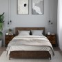 Mesitas noche 2 uds madera ingeniería roble ahumado 40x31x50 cm by , Nightstands - Ref: Foro24-848679, Price: 85,75 €, Discou...