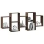 Estantería de pared madera ingeniería marrón roble 159x18x65 cm de , Estantes y estanterías - Ref: Foro24-853215, Precio: 59,...