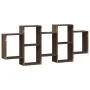 Estantería de pared madera ingeniería marrón roble 159x18x65 cm de , Estantes y estanterías - Ref: Foro24-853215, Precio: 59,...