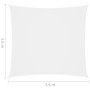Viereckiges Sonnensegel aus weißem Oxford-Stoff, 3,6x3,6 m. von vidaXL, Sonnenschirme - Ref: Foro24-135248, Preis: 51,30 €, R...