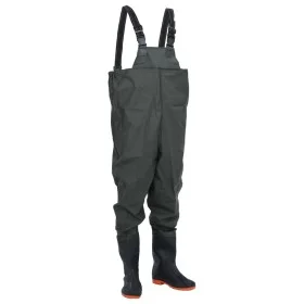 Vadeador de pecho con botas verde oscuro talla 41 by , Waders for hunting and fishing - Ref: Foro24-4016975, Price: 35,53 €, ...