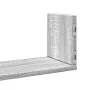 Estante de pared 3 uds madera ingeniería gris Sonoma 80x18x18cm de , Estantes y estanterías - Ref: Foro24-853295, Precio: 27,...