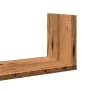 Set of 3 wall shelves made of aged engineered wood, measuring 80x18x18cm. by , Shelves and shelves - Ref: Foro24-853297, Pric...