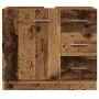 Armario para lavabo madera ingeniería envejecida 63x30x54 cm de , Muebles de baño - Ref: Foro24-858323, Precio: 71,16 €, Desc...