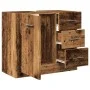 Armario para lavabo madera ingeniería envejecida 63x30x54 cm de , Muebles de baño - Ref: Foro24-858323, Precio: 71,16 €, Desc...