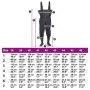 Vadeador de pecho con botas y cinturón negro talla 40 by , Waders for hunting and fishing - Ref: Foro24-4017001, Price: 38,45...