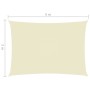 Rectangular sail awning Oxford fabric cream color 3x5 m by vidaXL, Umbrellas - Ref: Foro24-135212, Price: 37,58 €, Discount: %