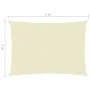 Rectangular sail awning Oxford fabric cream color 3x5 m by vidaXL, Umbrellas - Ref: Foro24-135212, Price: 48,38 €, Discount: %