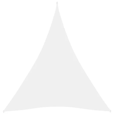 White Oxford cloth triangular sail awning 5x6x6 m by vidaXL, Umbrellas - Ref: Foro24-135291, Price: 49,72 €, Discount: %