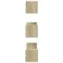 Wandregal 3er Set aus Sonoma-Eichenfurnierholz von , Regale und Regale - Ref: Foro24-853310, Preis: 18,31 €, Rabatt: %