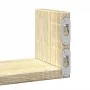 Wandregal 3er Set aus Sonoma-Eichenfurnierholz von , Regale und Regale - Ref: Foro24-853310, Preis: 18,31 €, Rabatt: %