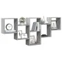 Estantería de pared madera ingeniería gris Sonoma 159x18x66 cm by , Shelves and shelves - Ref: Foro24-853304, Price: 51,09 €,...