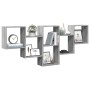 Wandregal aus grauer Sonoma-Ingenieurholz 159x18x66 cm von , Regale und Regale - Ref: Foro24-853304, Preis: 51,09 €, Rabatt: %