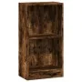 Estantería madera de ingeniería roble ahumado 40x24x76 cm by , Bookcases and shelves - Ref: Foro24-857769, Price: 35,84 €, Di...