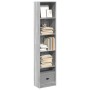Ingenieurholzregal in Sonoma-Grau 40x24x176 cm von , Bücherregale und Regale - Ref: Foro24-857797, Preis: 60,68 €, Rabatt: %