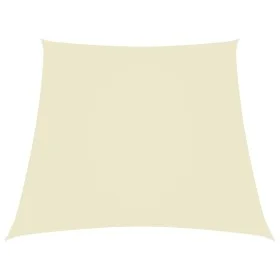 Cream oxford fabric trapezoidal sail awning 3/4x3 m by vidaXL, Umbrellas - Ref: Foro24-135242, Price: 44,66 €, Discount: %