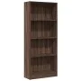 Estantería de madera de ingeniería marrón roble 60x24x143 cm de , Librerías y estanterías - Ref: Foro24-857818, Precio: 55,95...