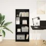 Schwarzes Regal aus Holzwerkstoff 60x24x143 cm von , Bücherregale und Regale - Ref: Foro24-857813, Preis: 55,50 €, Rabatt: %
