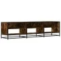 Mueble para TV madera de ingeniería roble ahumado 180x40x46 cm de , Muebles TV - Ref: Foro24-3300807, Precio: 112,09 €, Descu...