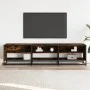 Mueble para TV madera de ingeniería roble ahumado 180x40x46 cm de , Muebles TV - Ref: Foro24-3300807, Precio: 112,09 €, Descu...