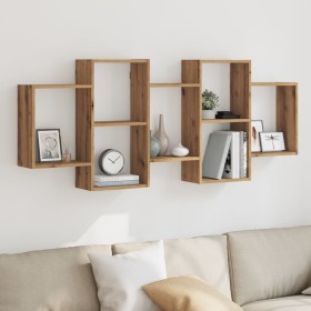 Wandregal aus Eichen-Ingenieurholz Artisian 159x18x65 cm von , Regale und Regale - Ref: Foro24-853217, Preis: 62,88 €, Rabatt: %