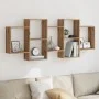 Estante de pared madera ingeniería roble artisian 159x18x65 cm by , Shelves and shelves - Ref: Foro24-853217, Price: 62,88 €,...