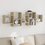 Estante de pared madera ingeniería roble Sonoma 129x18x42 cm de , Estantes y estanterías - Ref: Foro24-853220, Precio: 54,34 ...