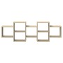Estante de pared madera ingeniería roble Sonoma 129x18x42 cm by , Shelves and shelves - Ref: Foro24-853220, Price: 55,54 €, D...