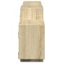 Estante de pared madera ingeniería roble Sonoma 129x18x42 cm by , Shelves and shelves - Ref: Foro24-853220, Price: 55,54 €, D...