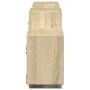 Wandregal aus Sonoma-Eichenfurnier 129x18x42 cm von , Regale und Regale - Ref: Foro24-853220, Preis: 54,34 €, Rabatt: %