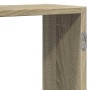 Estante de pared madera ingeniería roble Sonoma 129x18x42 cm by , Shelves and shelves - Ref: Foro24-853220, Price: 55,54 €, D...
