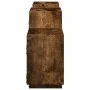 Estante de pared madera ingeniería roble ahumado 129x18x42 cm de , Estantes y estanterías - Ref: Foro24-853222, Precio: 51,96...