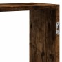 Wandregal aus geräucherter Eichen-Ingenieurholz 129x18x42 cm von , Regale und Regale - Ref: Foro24-853222, Preis: 53,02 €, Ra...