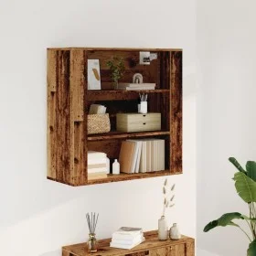 Armario de pared madera ingeniería madera envejecida 80x33x80cm by , Closets and storage - Ref: Foro24-857087, Price: 57,03 €...