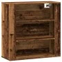 Wandregal aus Holz, verwittertes Ingenieurholz, 80x33x80cm. von , Schränke und Lagerung - Ref: Foro24-857087, Preis: 57,03 €,...