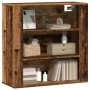 Wandregal aus Holz, verwittertes Ingenieurholz, 80x33x80cm. von , Schränke und Lagerung - Ref: Foro24-857087, Preis: 57,03 €,...