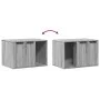 Mueble arenero para gatos madera gris Sonoma 60x40x40 cm de , Mobiliario para gatos - Ref: Foro24-857729, Precio: 56,41 €, De...