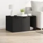 Katzensandmöbel aus schwarzem Ingenieurholz, 80x50x45 cm. von , Katzenmöbel - Ref: Foro24-857734, Preis: 89,21 €, Rabatt: %