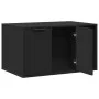 Katzensandmöbel aus schwarzem Ingenieurholz, 80x50x45 cm. von , Katzenmöbel - Ref: Foro24-857734, Preis: 89,21 €, Rabatt: %
