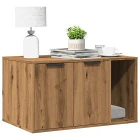 Katzensandmöbel aus Eichenholz, handgefertigt, 80x50x45 cm. von , Katzenmöbel - Ref: Foro24-857741, Preis: 85,61 €, Rabatt: %