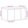 Katzensandmöbel aus Eichenholz, handgefertigt, 80x50x45 cm. von , Katzenmöbel - Ref: Foro24-857741, Preis: 80,76 €, Rabatt: %