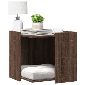 Mueble arenero para gatos madera marrón roble 53x53x51 cm by , Cat furniture - Ref: Foro24-857757, Price: 60,46 €, Discount: %