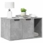 Katzensandmöbel aus grauem Holz und Beton 80x50x45 cm von , Katzenmöbel - Ref: Foro24-857736, Preis: 82,26 €, Rabatt: %