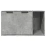 Mueble arenero para gatos madera gris hormigón 80x50x45 cm by , Cat furniture - Ref: Foro24-857736, Price: 82,26 €, Discount: %