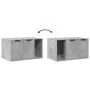 Katzensandmöbel aus grauem Holz und Beton 80x50x45 cm von , Katzenmöbel - Ref: Foro24-857736, Preis: 82,26 €, Rabatt: %