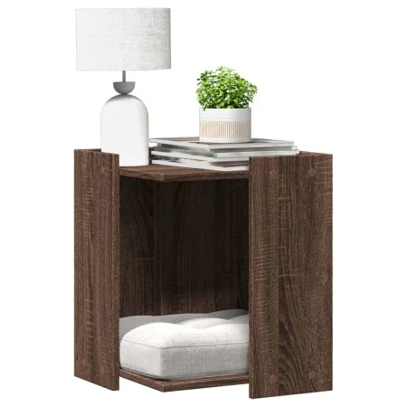 Mueble arenero para gatos madera marrón roble 42x42x51 cm by , Cat furniture - Ref: Foro24-857748, Price: 40,39 €, Discount: %