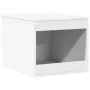 Katzensandkastenmöbel aus weißem Ingenieurholz 47x59x42 cm von , Katzenmöbel - Ref: Foro24-857760, Preis: 49,23 €, Rabatt: %