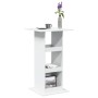 Bar-Tisch mit weißem Ingenieurholz und Stauraum, 60x60x102 cm. von , Küchen- und Esstische - Ref: Foro24-854328, Preis: 68,82...
