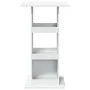 Bar-Tisch mit weißem Ingenieurholz und Stauraum, 60x60x102 cm. von , Küchen- und Esstische - Ref: Foro24-854328, Preis: 69,09...